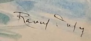 Signature Raoul Dufy