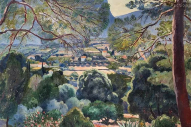 Henri Charles MANGUIN  Le Pas de la Colle, Cassis, 1912
