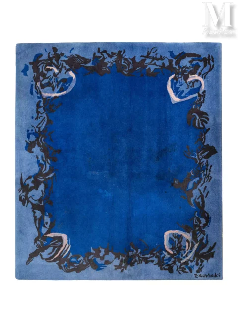 Un tapis 'Nocturne' de Zao Wou-Ki atteint des sommets lors d'une vente aux enchères