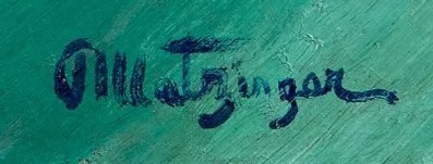 Signature Jean Metzinger