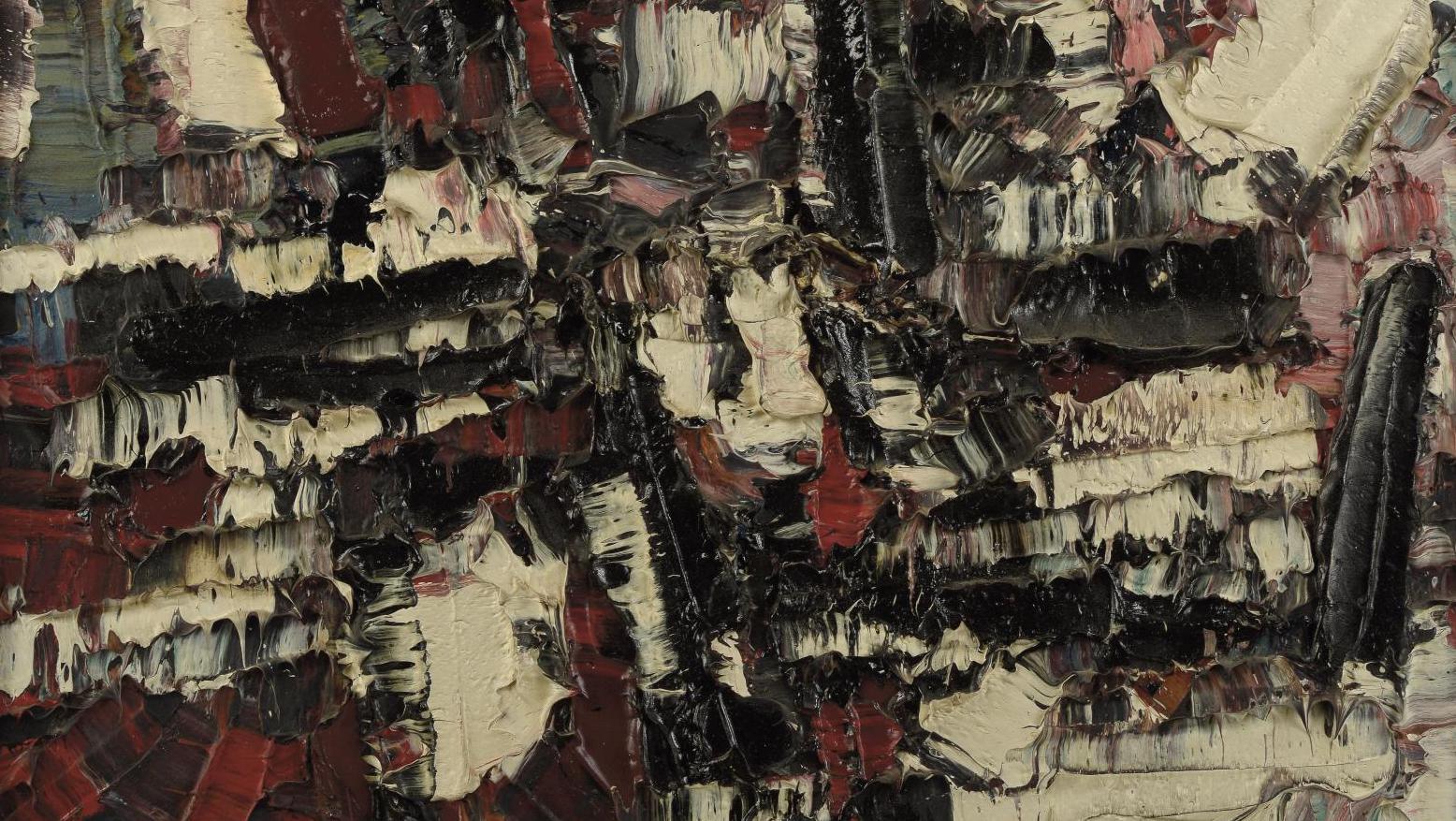 Jean-Paul Riopelle (1923-2002), Composition, huile sur toile, Adjugé : 107 500 €