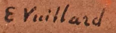 Signature de Edouard Vuillard