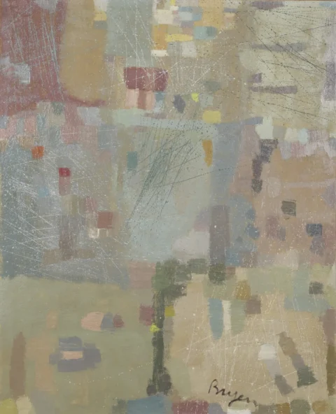 Camille Bryen (1907-1977) L’Énigmatique des possibles 1970 Huile sur toile Estimation 13 000 à 15 000 euros FAUVE