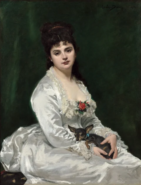 Charles-Emile Durand, dit Carolus-Duran Lille, 1837 - Paris, 1917Portrait de Madame Henry Fouquier Huile sur toile Adjugé 18 200 euros Artcurial