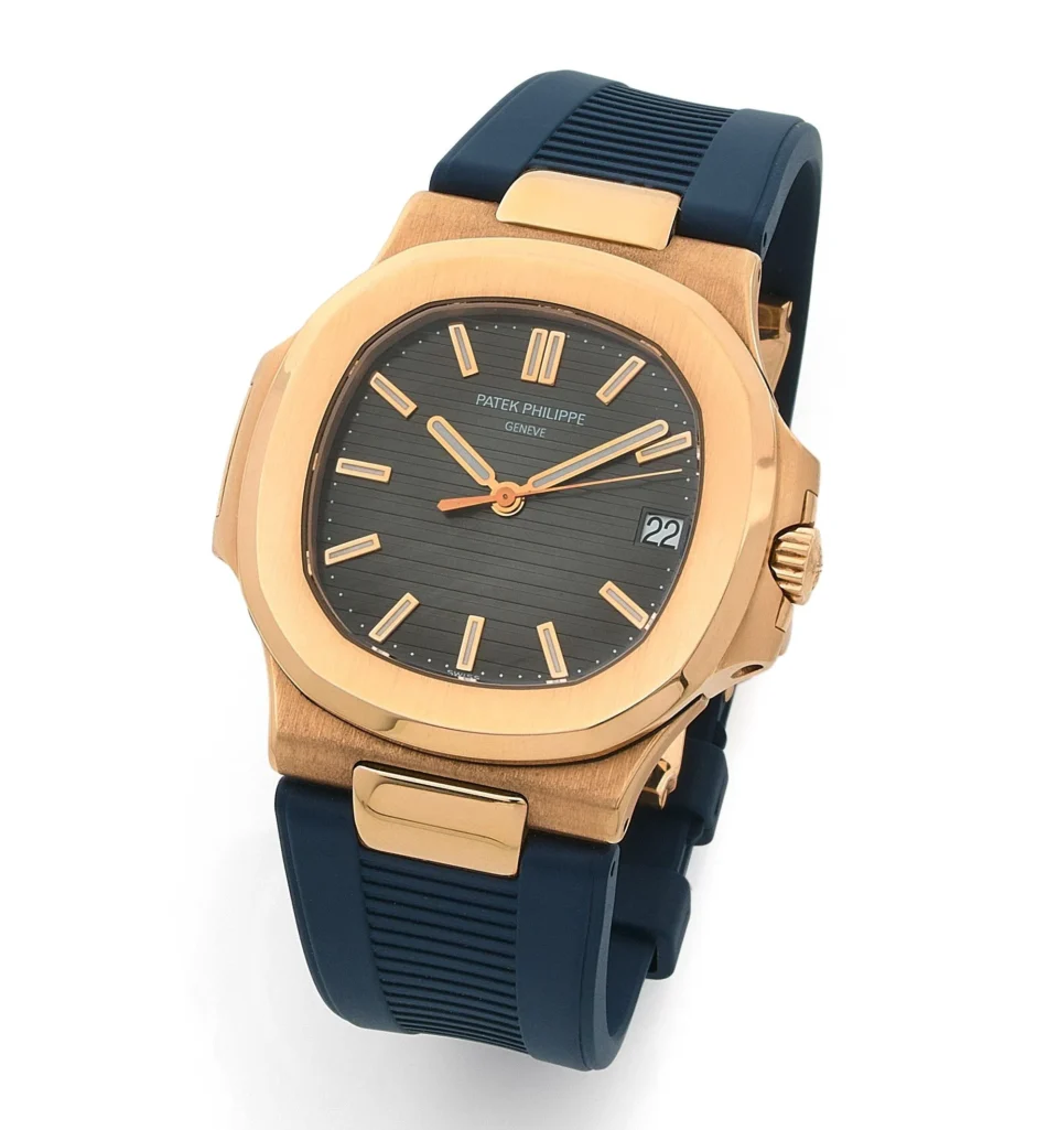 PATEK PHILIPPE Nautilus
Montre bracelet en or rose 18k (750) 
Vers 2008 
Adjugé à 83 928 €, Artcurial