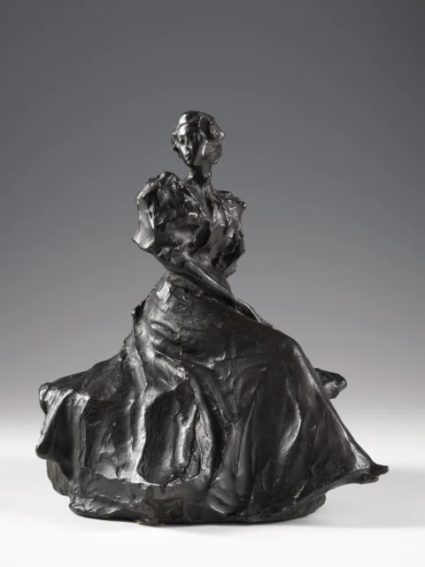 Paul Troubetzkoy (1866-1938 ) Carla Erba (1879-1939) Bronze patine noire Adjugé 21 760 euros Dorotheum