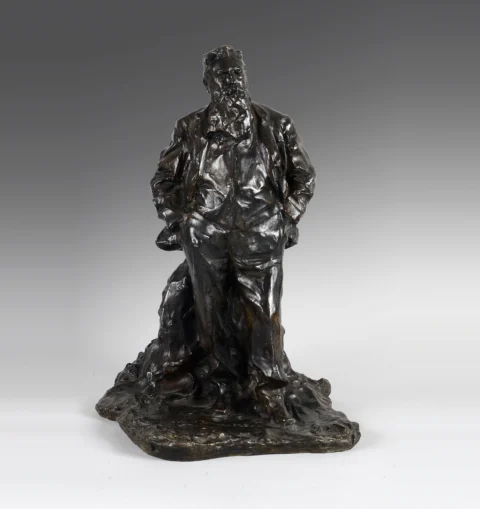 TROUBETZKOY Paul Pétrovitch Prince (1866-1938). Auguste Rodin (1840-1917). Bronze à patine noire Adjugé 22 500 euros HVMC