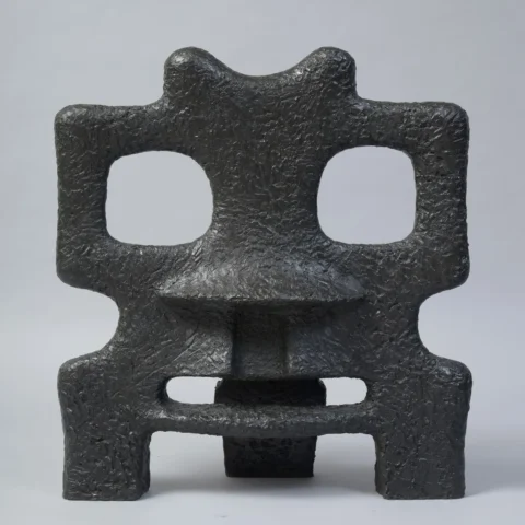 Sonja FERLOV MANCOBA (1911-1984) Mask Sculpture en bronze massif Adjugé à 29 000 €