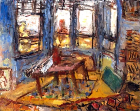 Bela CZOBEL (Budapest 1883-1976) Atelier de l'artiste à Budapest Adjugé à 9 000 €, Millon