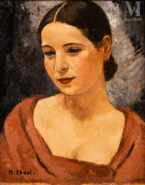 François EBERL (Prague 1887-1962) Portrait de femme Adjugé à 5 000 €, Millon