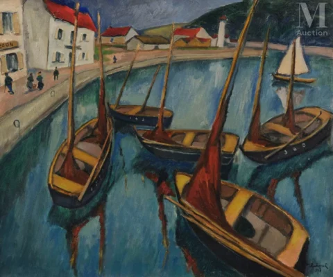 Jan RUBCZAK (Stanislawow 1882 - Auschwitz 1942)Port en Bretagne, Audierne Adjugé à 52 000 €, Millon