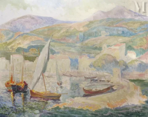 Jan RUBCZAK (Stanislawow 1884 - Auschwitz 1942) Port de Cassis Adjugé à 10 000 €, Millon