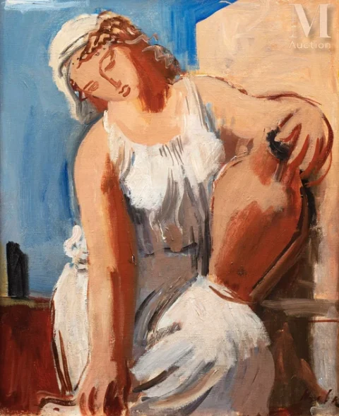 Milivoy UZELAC (Mostar 1897 – Cotignac 1977)Porteuse Adjugé à 4 000 €, Millon