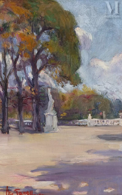 Nicolas TANEV (Svishtov 1890 – Sofia 1962)Le jardin du Luxembourg Adjugé à 8 900 €, Millon