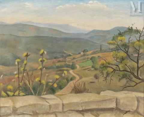 Othon COUBINE (Boskovice 1883 - Marseille 1969)Environs d'Apt Adjugé à 12 500 €, Millon