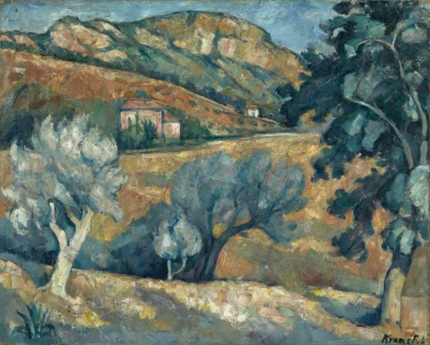 Roman KRAMSZTYK 1885 - 1942Paysage de Provence - circa 1930 Huile sur toile Adjugé à 57 200 €, Artcurial