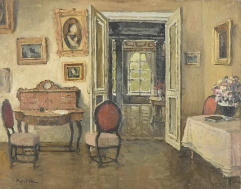 Stanislaw ZUKOWSKI (1873-1944)Intérieur, Huile sur toile Adjugé à 42 000 €, Louiza Auktion & Associés