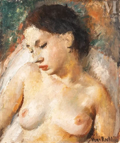 Vera ROCKLINE (Moscou 1896 - Paris 1934)Buste de femme Adjugé à 7 500 €, Millon