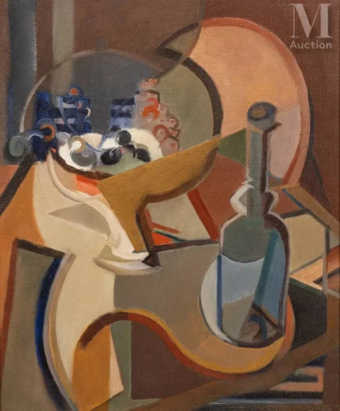 Youla CHAPOVAL (Kiev 1919 - Paris 1951)Nature morte cubiste Adjugé à 20 000 €, Millon