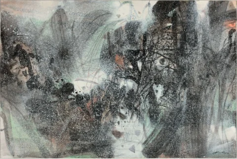 SYNTHESE HIVERNALE C - 1988 Huile sur toile Adjugé à 5 177 400 €, Artcurial