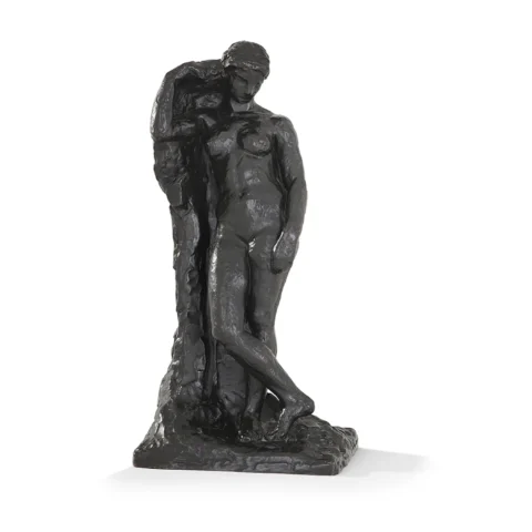 CHARLES DESPIAU (1874-1946) SANS TITRE, 1912 Bronze à patine noire Signé, daté et numéroté ‘3/7’ Cachet de fondeur ‘Alexis Rudier Fondeur Paris’ Adjugé à 8 820 €