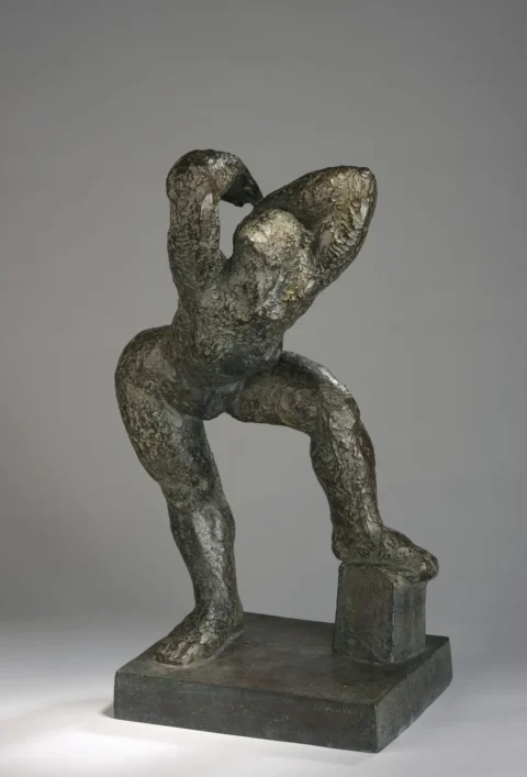 Charles Malfray (1887-1940)La Vérité, 1932 Épreuve en bronze à patine verte, n°3/8. Fonte à la cire perdue Claude Valsuani. Adjugé à 6 800 € 