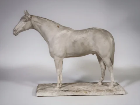 MALISSARD Georges (1877-1942) : Le cheval. "Ex-voto". Plâtre d'atelier signé Adjugé à 2 700 €