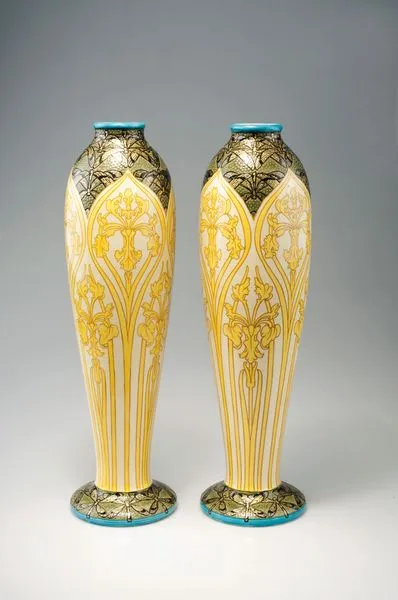 Paul Jean Milet, Sevres. Pair of vases, circa 1900. Adjugé à 4 000 €