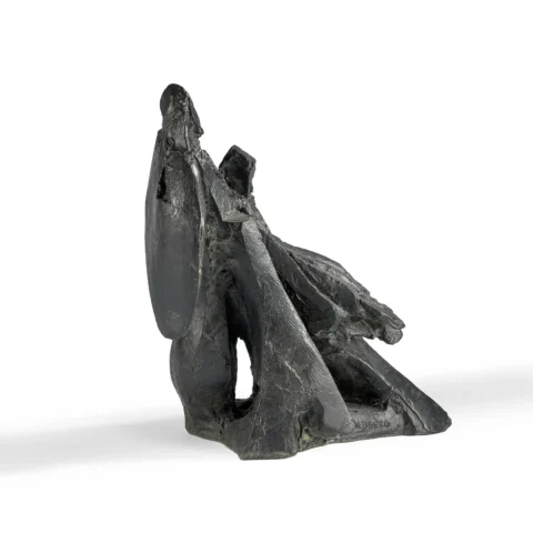 Isabelle Waldberg (Oberstammheim, 1911 - Lausanne, 1990) Portrait de Michel Fardoulis-Lagrange, circa 1970 (fondu à une date ultérieure) Bronze à patine brune Signé sur la base « I.Waldberg » Adjugé à 2 600 €