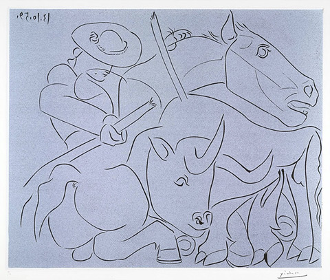 Pablo Picasso (1881-1973) La Pique Cassée, 1959