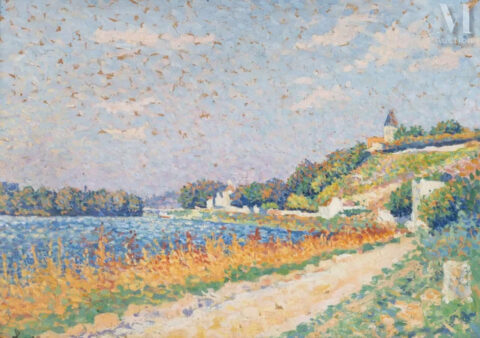 Maximilien LUCE (Paris 1858 - 1941)Herblay