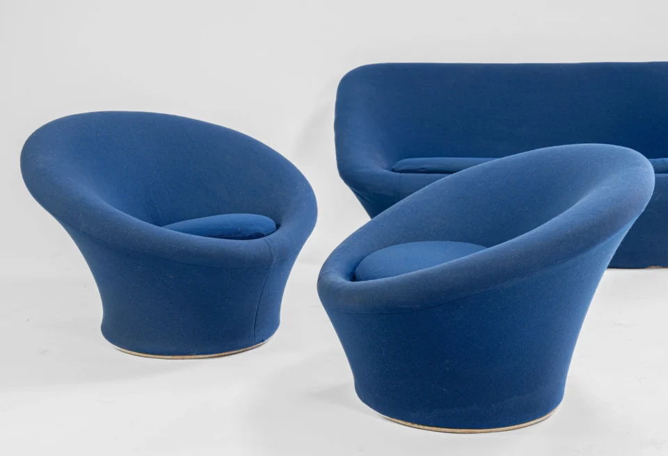 Pierre PAULIN (1927 - 2009) Édition ARTIFORT des années 1960 Modèle F560 dit Mushroo. Paire de fauteuils. Adjugé à 3 300 €
