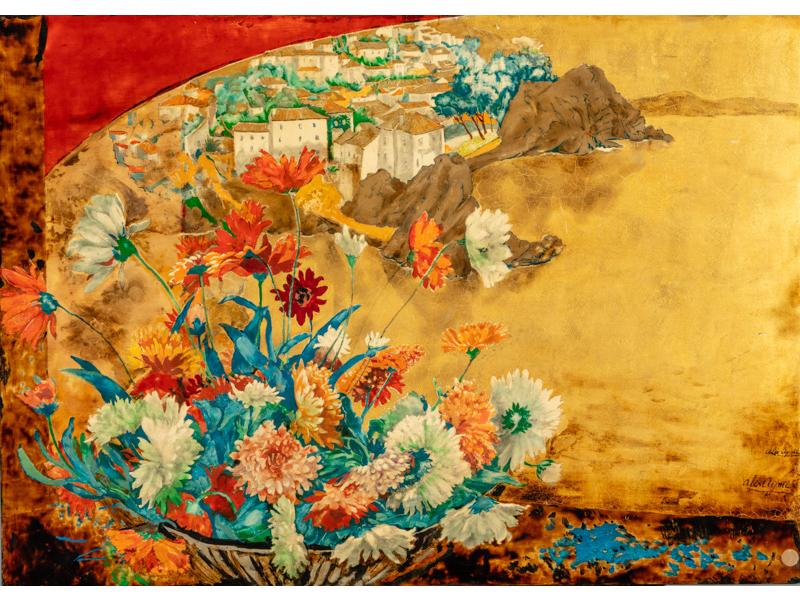 ALIX AYMÉ (1894-1989) "La baie d'Amalfi", vers 1960