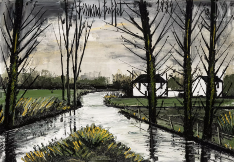 Bernard BUFFET (Paris 1928-Tourtour 1999) La rivière, 1994